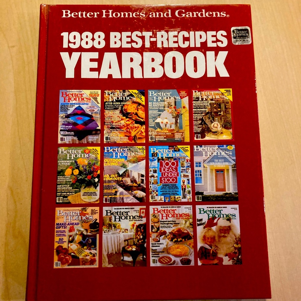 1988 Best Recipes Yearbook better homes and gardens